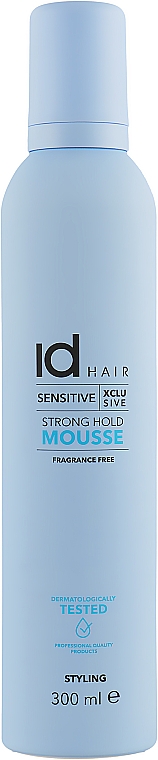 Mus zwiększający objętość i utrwalający do włosów - idHair Sensitive Xclusive Mousse Strong Hold — Zdjęcie N1