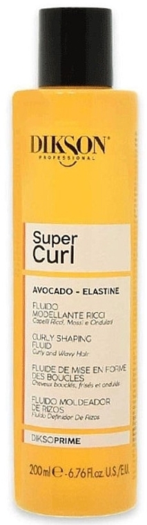 PREZENT! Płyn modelujący do włosów kręconych - Dikson Super Curl Fluid — Zdjęcie N1