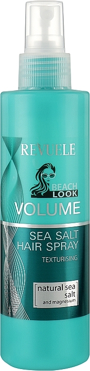 Teksturujący spray zwiększający objętość włosów - Revuele Volume Sea Salt Hair Spray — Zdjęcie N1