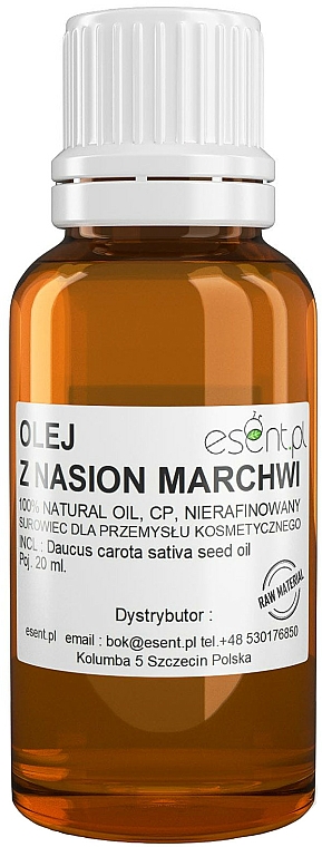 Olej z nasion marchwi - Esent — Zdjęcie N1