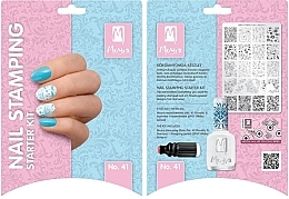 Zestaw do stemplowania dla początkujących №41 - Moyra Nail Stamping Starter Kit — Zdjęcie N1