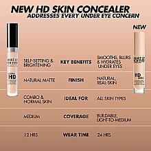 Korektor do twarzy - Make Up For Ever HD Skin Concealer Smooth & Blur — Zdjęcie N4