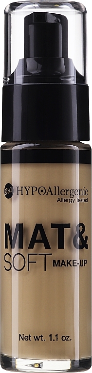 Hypoalergiczny fluid matujący - Bell HYPOAllergenic Mat&Soft Make-Up
