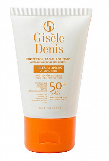 Filtr przeciwsłoneczny do skóry alergicznej - Gisele Denis Facial Sunscreen Atopic Skin Spf50 — Zdjęcie N1