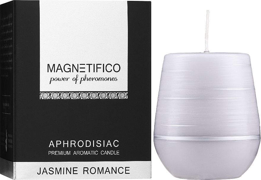 Świeca zapachowa Romantyczny Jaśmin - Magnetifico Aphrodisiac Premium Aromatic Candle Jasmine Romance — Zdjęcie N2