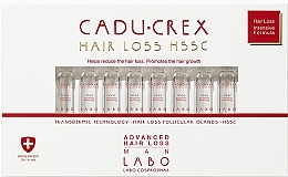 Kuracja na znaczne wypadanie włosów u mężczyzn - Labo Cadu-Crex Man Treatment for Advanced Hair Loss HSSC — Zdjęcie N1