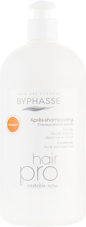 Odżywka do włosów suchych i zniszczonych - Byphasse Hair Pro Nutri Rich Conditioner — Zdjęcie N1