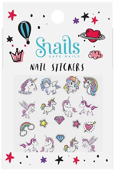 Naklejki na paznokcie - Snails Nail Stickers — Zdjęcie N1