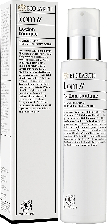 Tonik do twarzy - Bioearth Loom Lotion Tonic  — Zdjęcie N2