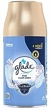 PRZECENA! Wymienny pojemnik do automatycznego odświeżacza powietrza - Glade Automatic Spray Pure Clean Linen * — Zdjęcie N2