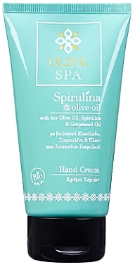 Krem do rąk ze spiruliną - Olive Spa Spirulina Hand Cream — Zdjęcie N1