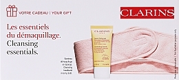 Zestaw - Clarins Cleansing Essentials Set (f/cl/30ml + head/band/1pcs) — Zdjęcie N1