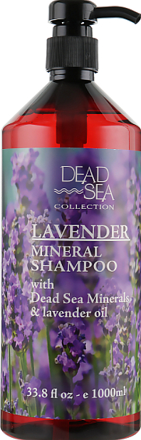 Szampon do włosów z minerałami z Morza Martwego i olejkiem lawendowym - Dead Sea Collection Lavender Mineral Shampoo