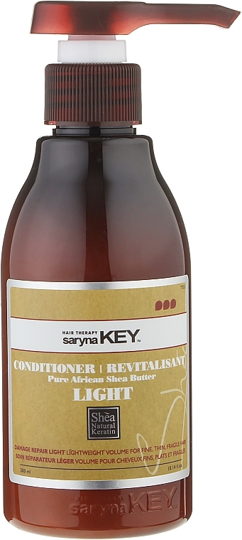 Odżywka odbudowująca włosy, lekka formuła - Saryna Key Damage Repair Light Conditioner — Zdjęcie N1