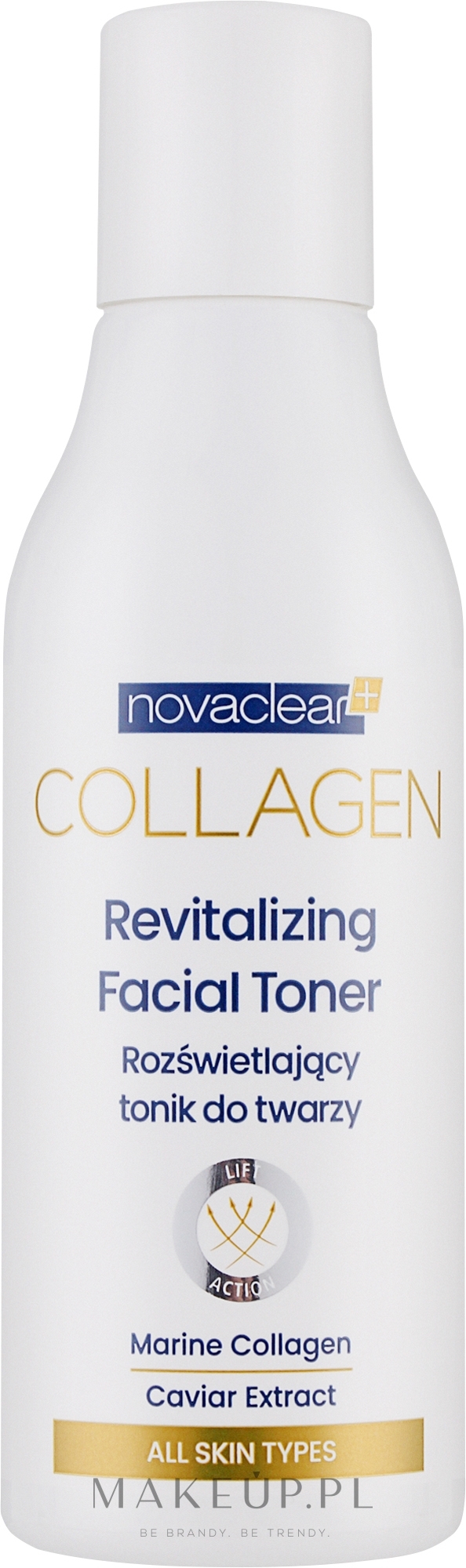 Rozświetlający tonik do twarzy - Novaclear Collagen — Zdjęcie 100 ml