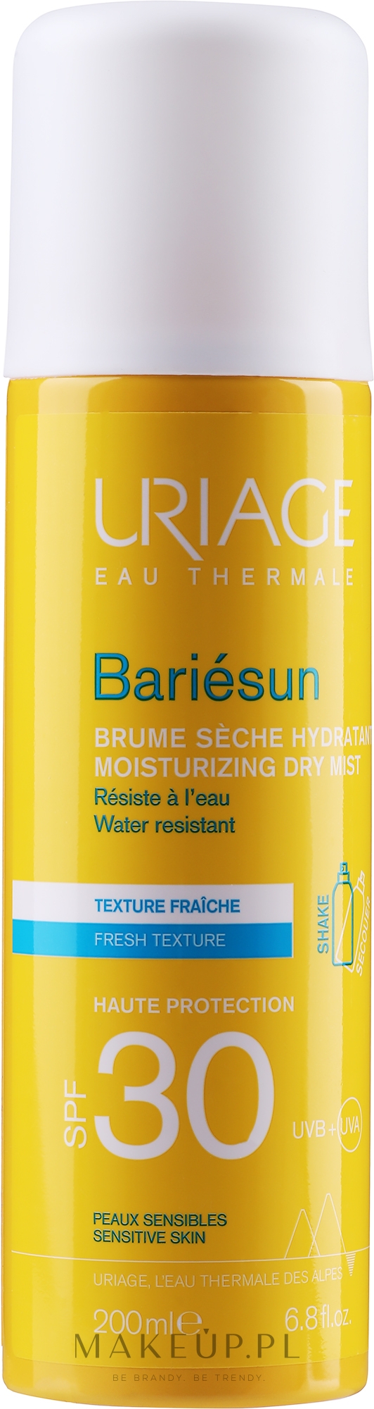 Przeciwsłoneczny spray do twarzy i ciała - Uriage Bariesun Spray Brume SPF30 — Zdjęcie 200 ml