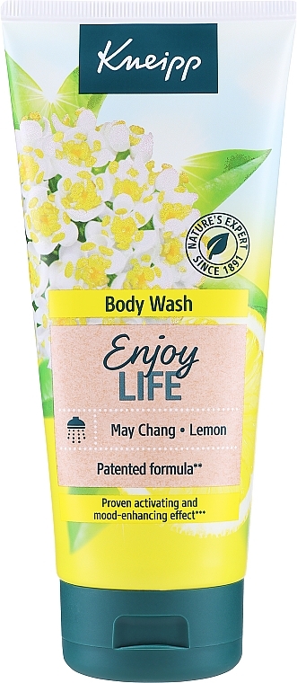 Żel pod prysznic z olejkiem may chang i cytryną - Kneipp Body Wash Enjoy Life Lemon — Zdjęcie N1