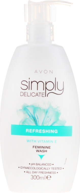 Odświeżający płyn do higieny intymnej z witaminą E - Avon Simply Delicate — Zdjęcie N1