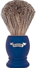 Pędzel do golenia, niebieska - Plisson Essential Russian Grey Shaving Brush — Zdjęcie N1