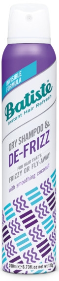 Suchy szampon do włosów z olejem kokosowym - Batiste Dry Shampoo & De-Frizz