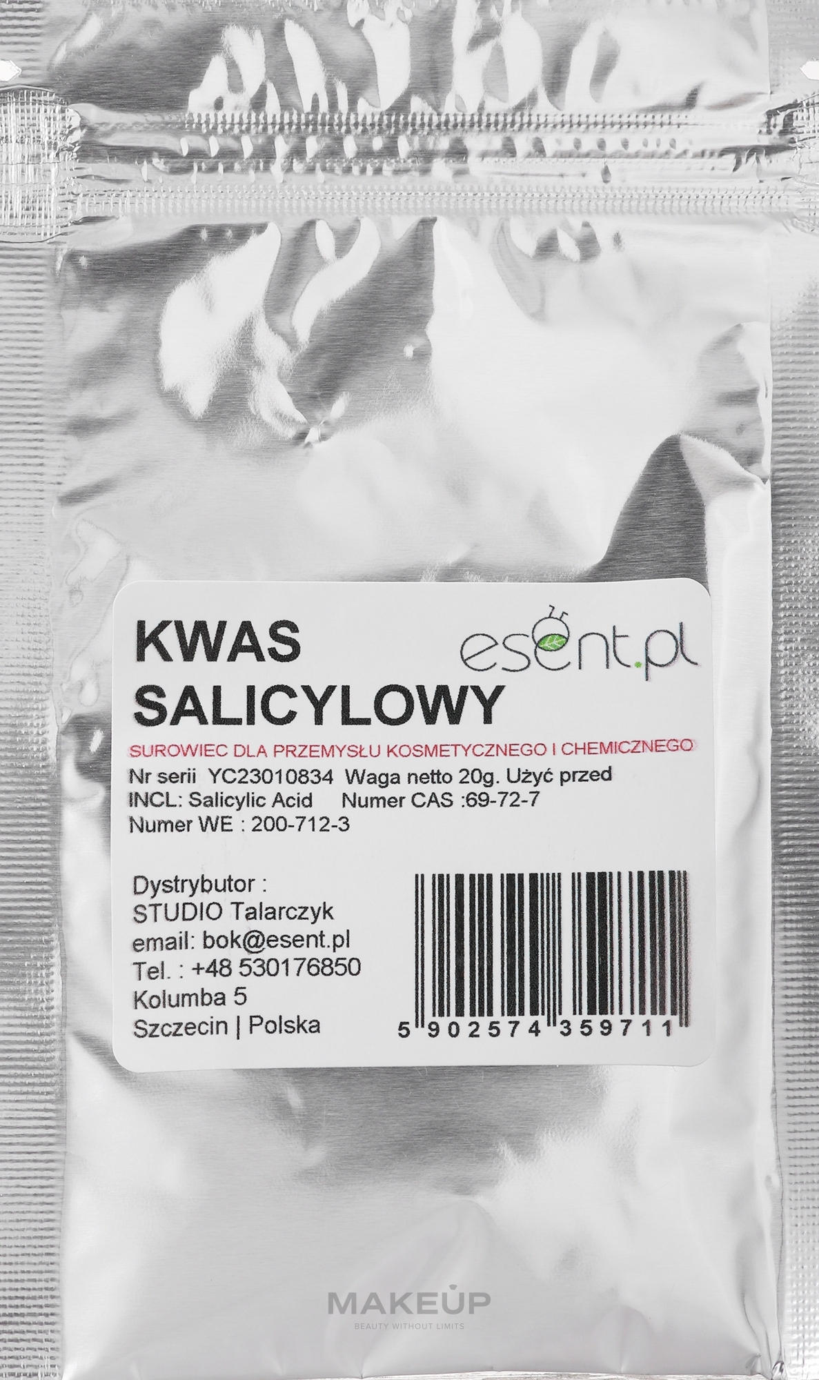 Kwas salicylowy - Esent — Zdjęcie 20 g