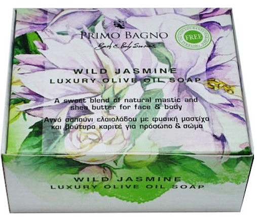 Mydło do twarzy i ciała z oliwą z oliwek - Primo Bagno Wild Jasmine Luxury Olive Oil Soap — Zdjęcie N1