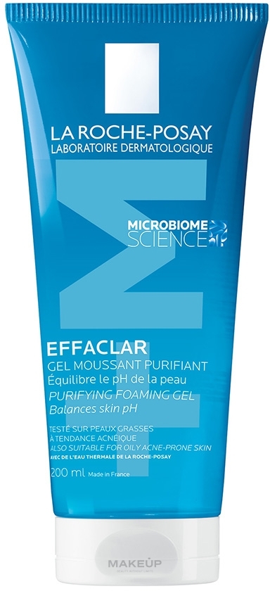 La Roche-Posay Effaclar Gel Moussant Purifiant - Oczyszczający żel do skóry tłustej i wrażliwej — Zdjęcie 200 ml