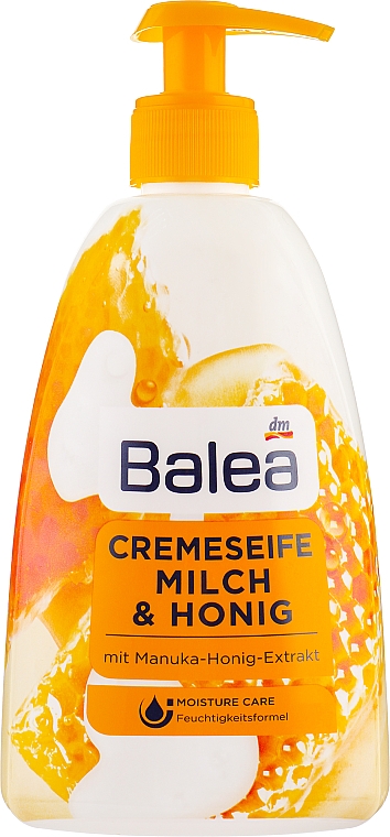 Kremowe mydło w płynie Milk & Honey - Balea Creme Seife Milch & Honig