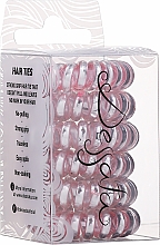 Kup Gumki do włosów, różowo-srebrne - Dessata Hair Ties