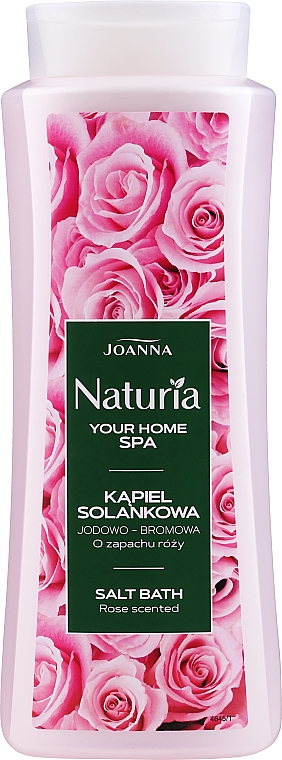 Jodowo-bromowa kąpiel solankowa o zapachu róży - Joanna Naturia — Zdjęcie N1
