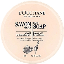 Oczyszczające mydło do twarzy Figa i miód - L'Occitane Cleansing Face Soap — Zdjęcie N1