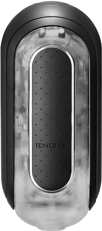 Masturbator o zmiennej intensywności, składany, 18 x 7,5, czarny - Tenga Flip Zero Electronic Vibration Black — Zdjęcie N2
