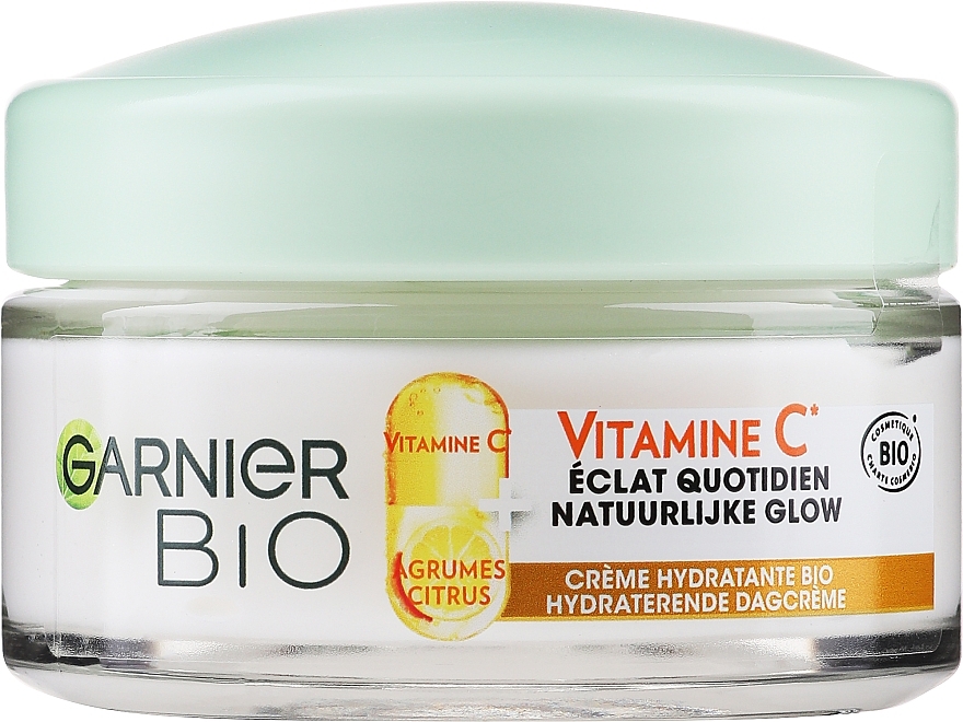 Rozświetlający krem na dzień z witaminą C - Garnier Bio Skin Naturals Vitamin C Day Cream — Zdjęcie N2