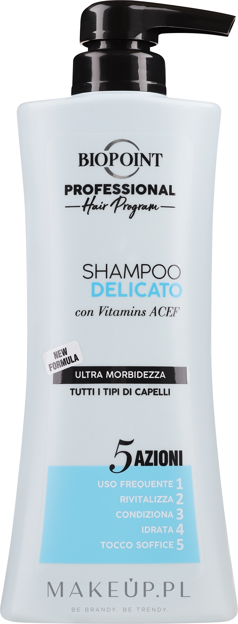 Delikatny szampon do wszystkich rodzajów włosów - Biopoint Delicate Shampoo — Zdjęcie 400 ml