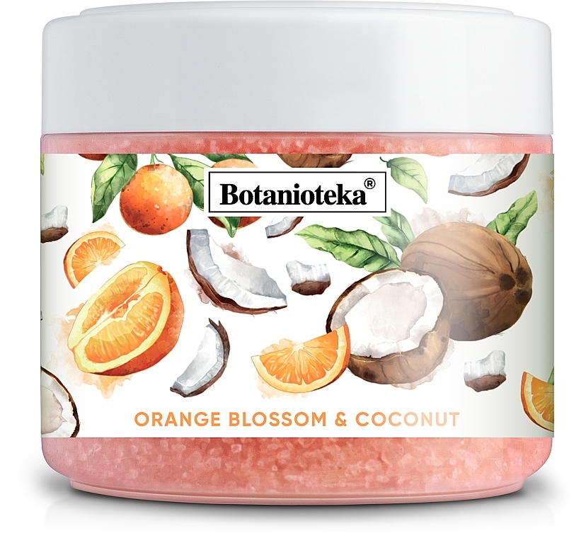 Sól do kąpieli, Kwiat pomarańczy i kokos - Botanioteka Orange Blossom & Coconut Bath Salt — Zdjęcie N2