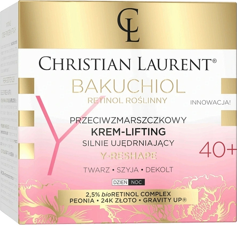 Przeciwzmarszczkowy krem liftingujący do twarzy, szyi i dekoltu 40+ - Christian Laurent Bakuchiol Retinol Lifting Cream — Zdjęcie N1