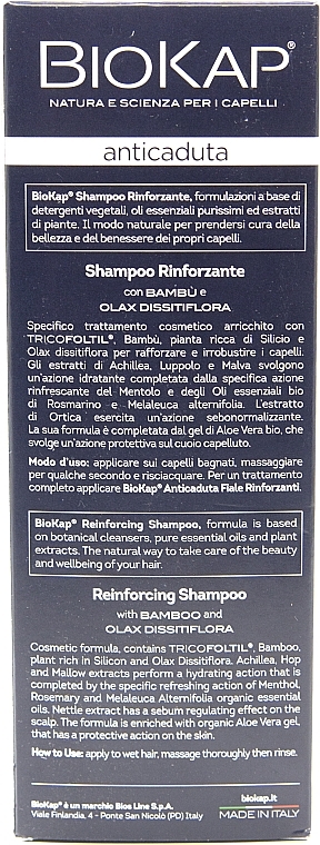 Szampon przeciw wypadaniu włosów - BiosLine BioKap Hair Loss Shampoo — Zdjęcie N6
