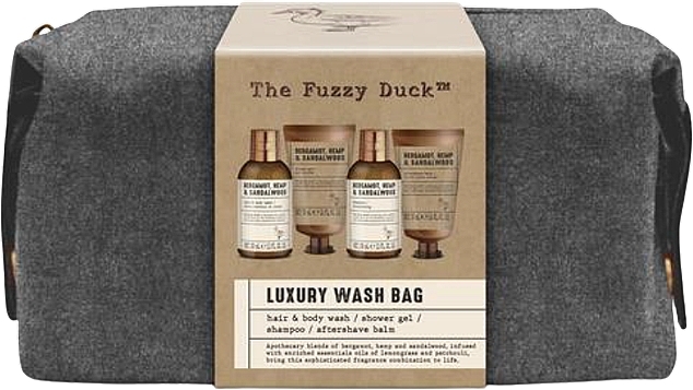 Zestaw, 5 produktów - Baylis & Harding The Fuzzy Duck Bergamot, Hemp & Sandalwood Luxury Wash Bag Gift Set — Zdjęcie N1