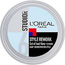 Kup Modelujący krem do włosów - L'Oreal Paris Studio Line Style Rework Out of Bed Fibre Cream