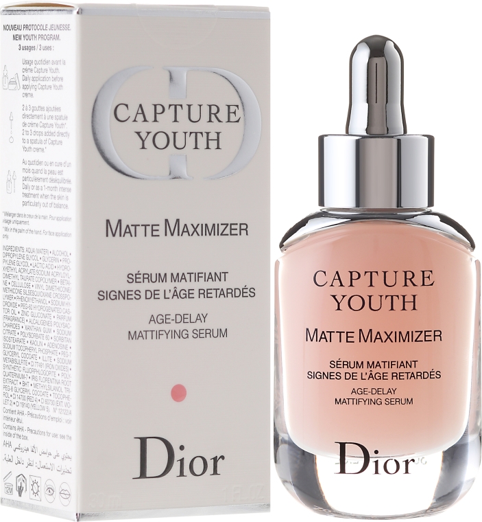 Matujące serum przeciwstarzeniowe - Dior Capture Youth Matte Maximizer Age-Delay Matifying Serum