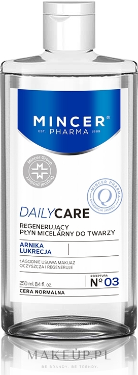 Regenerujący płyn micelarny do skóry normalnej - Mincer Pharma Daily Care N°03 — Zdjęcie 250 ml
