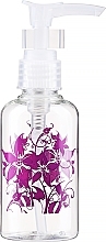 Butelka z dozownikiem, 75 ml, fioletowe kwiaty - Top Choice — Zdjęcie N1