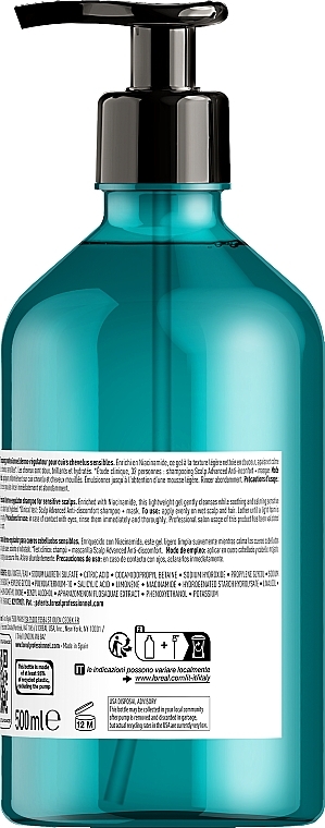 Kojący szampon - L'Oreal Professionnel Scalp Advanced Niacinamide Dermo-Regulator Shampoo — Zdjęcie N3