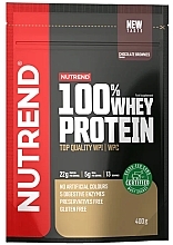 Odżywka białkowa Czekoladowe brownies - Nutrend 100% Whey Protein Chocolate Cocoa  — Zdjęcie N1