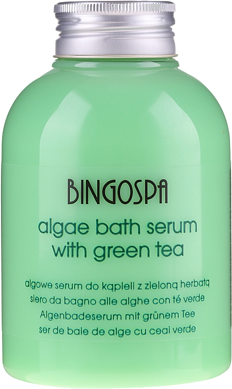 Algowe serum do kąpieli z zieloną herbatą - BingoSpa Algae Serum Bath With Green Tea