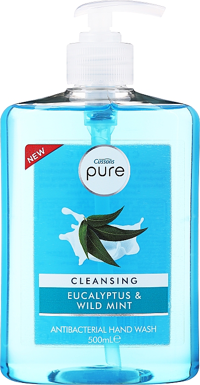 Oczyszczające mydło antybakteryjne do rąk Eukaliptus i mięta - Cussons Pure Cleansing Hand Wash — Zdjęcie N1