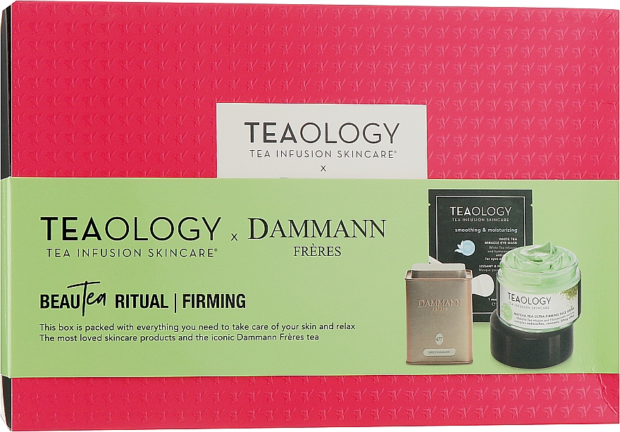 Zestaw - Teaology Beauty Ritual (f/cr/50ml + eye/mask/7ml + tea/30g) — Zdjęcie N1