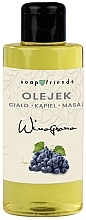 Kup Olejek do ciała, masażu i kąpieli Winogrona - Soap&Friends Grape Oil
