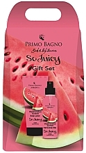 Zestaw Sorbet arbuzowy - Primo Bagno Watermelon Sorbet Gift Set (b/lot/150ml + h/b/mist/150ml) — Zdjęcie N1