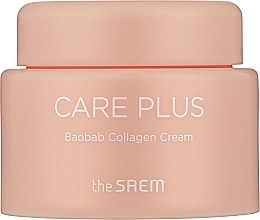 Krem kolagenowy do twarzy z ekstraktem z baobabu - The Saem Care Plus Baobab Collagen Cream — Zdjęcie N1